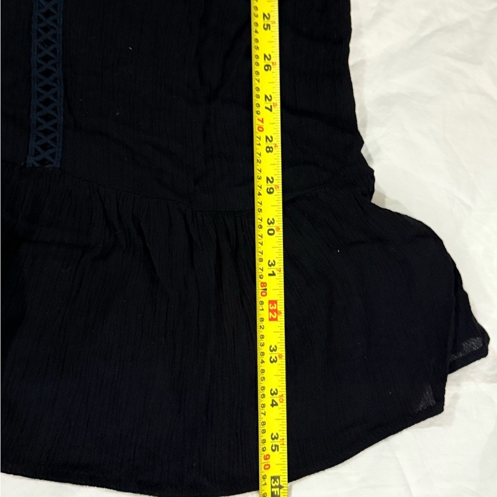Dex Black Bishop Sleeve Dress - Picture 5 of 5